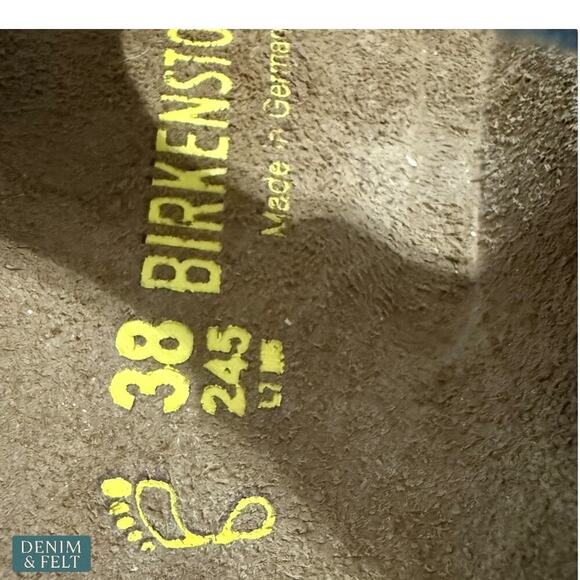 Birkenstock Gizeh Thong Sandals Black Size 38 Women’s 7-7.5 Comfort Cork Footbed - Picture 13 of 14